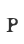 P