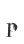 p
