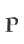 P