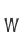 w