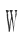 W