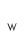 w