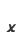 x