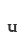 u