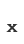 x
