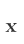 x