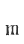 m