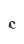 c
