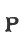 P