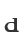 d