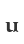u