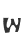 w