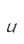 u
