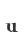 u