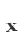 x