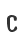 C