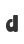 d
