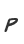 P