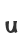 u