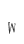 w
