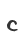 c