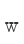 w