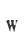 w
