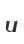 u