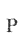 P