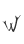 w