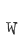 w