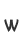 w