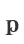 p