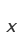 x