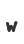 w