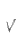V