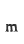 m