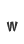 w