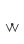 w