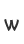 w