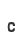 c