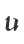 u