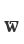 w