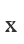 x
