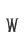 w