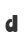 d