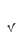 V
