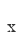 x