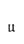 u