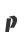 P